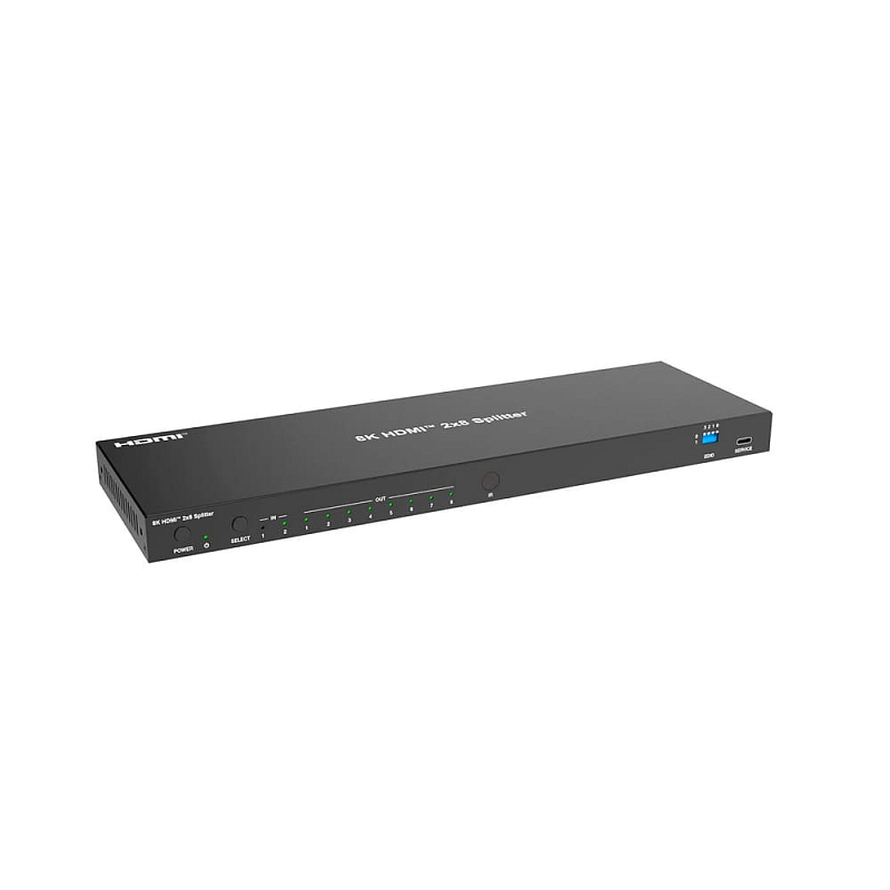 Сплиттер 2x8 HDMI 2.1, HDCP 2.3, Lideo SP28AP-8K: купить в Москве